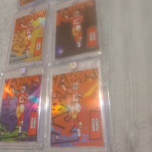 Brock Purdy Legacy Kaboom Refractor Rookie Cards and Cracker Jacks Rookie!! 7!